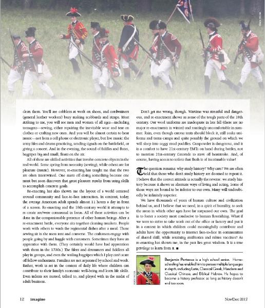 Johns Hopkins Imagine Magazine Nov/Dec 2017 - An Apprentice of the Past